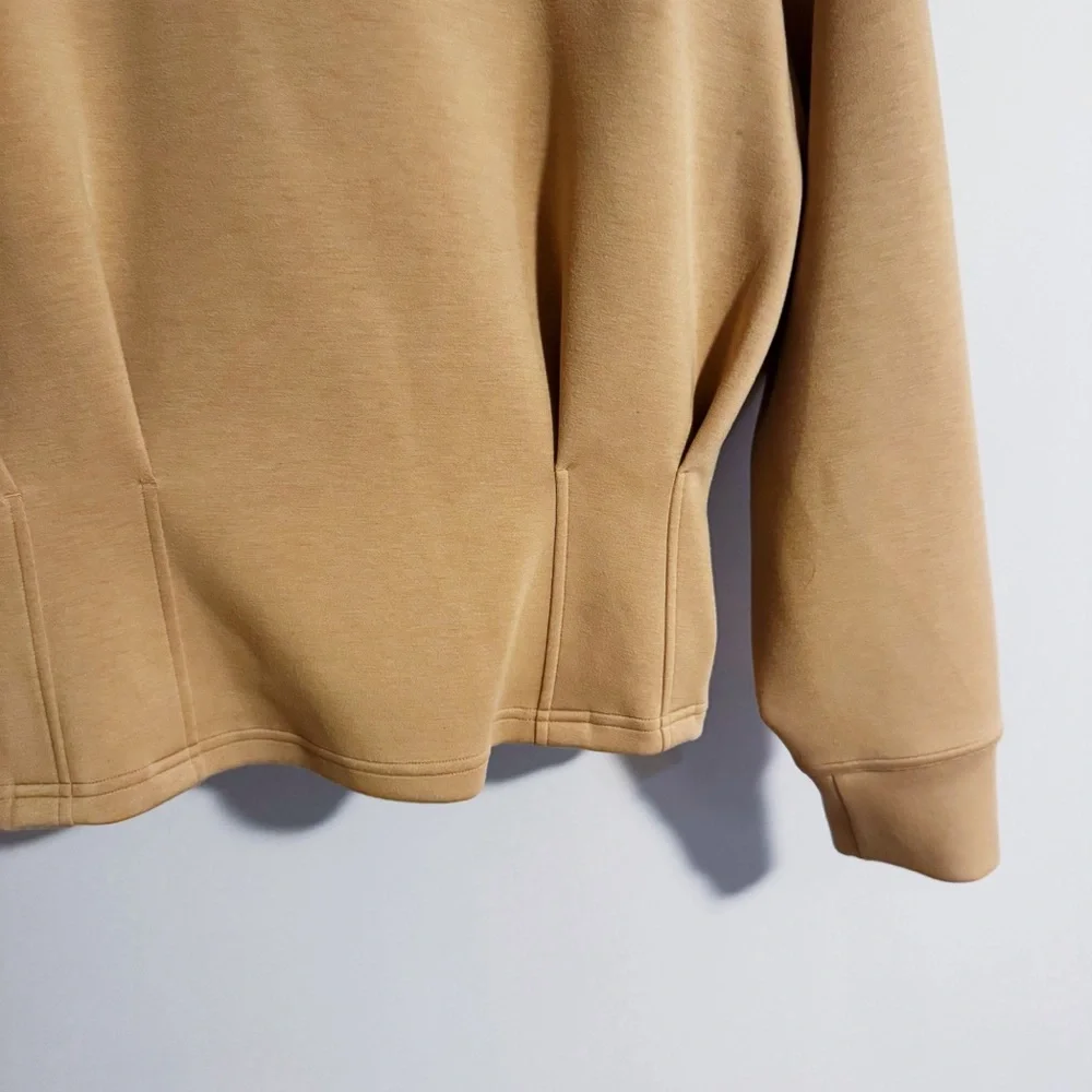 Lululemon - Tan Peplum Sweater